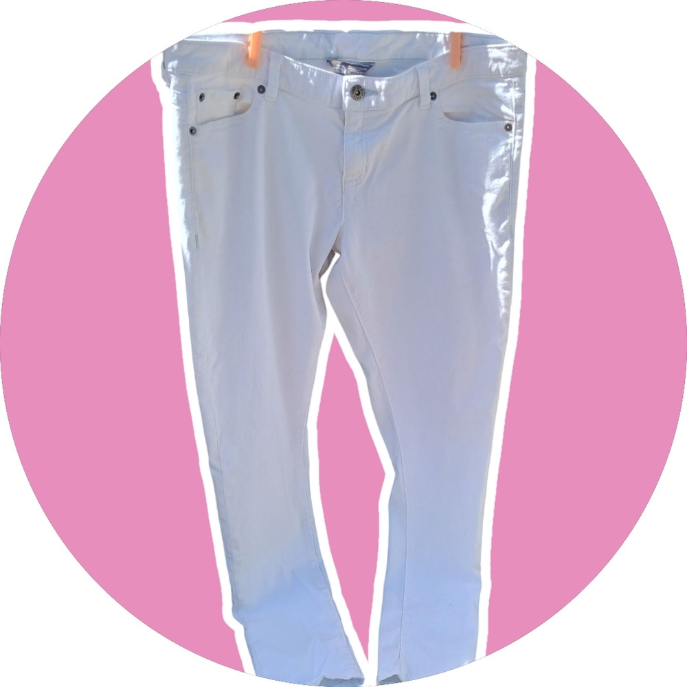 North Face Skinny White Jeans